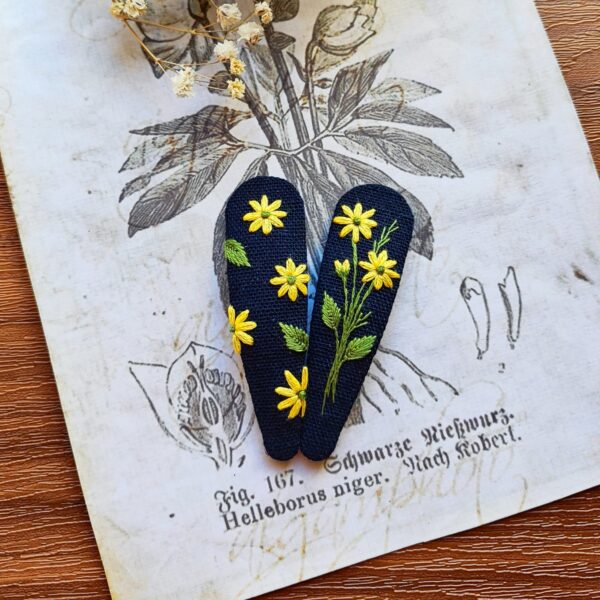 گیره مو گل گلی