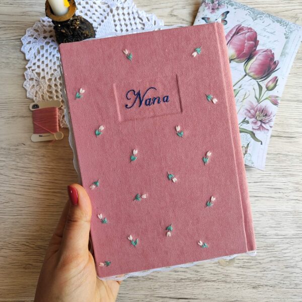 دفتر طرح گل لاله + اسم